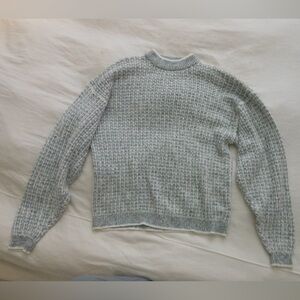 Cozy Knit Turtleneck Sweater in Gray